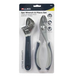 2-Piece Wrench and Pliers Set