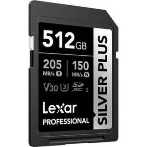 Lexar 512GB Professional SILVER PLUS UHS-I SDXC Me