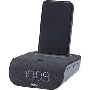 iHome iBTW20 TIMEBASE Dual-Charging Alarm Clock an