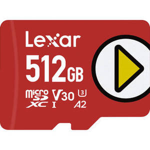 Lexar 512GB PLAY UHS-I microSDXC Memory Card
