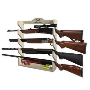 4-Gun Horizontal Wall Storage Rack - Pine/REALTREE