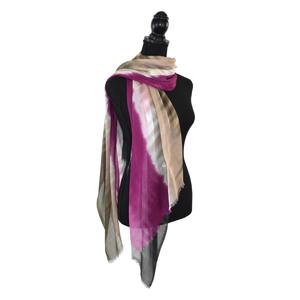 Milagro Tie-Dye Striped Scarf