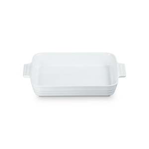 3qt Classic Stoneware Rectangular Baking Dish White