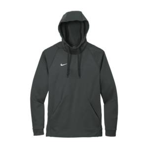 Nike Therma-FIT Pullover Fleece Hoodie Large Team Anthracite Size: Large
