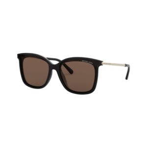 Michael Kors Women's Zermatt Sunglasses Black-Gold/Brown Solid