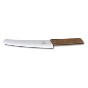 Swiss Modern 8.5" Bread Knife Walnut