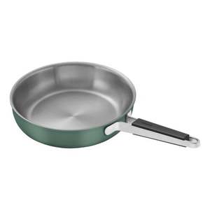 Pure 11" Stainless Steel Fry Pan Green