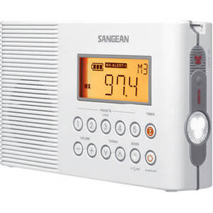 Sangean H201 AM/FM/WX Waterproof Portable Radio