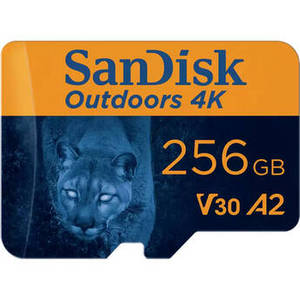 SanDisk 256GB Outdoors 4K UHS-I microSDXC Memory C