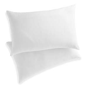 Clean Essentials Pillow Set w/ SILVERbac Antimicrobial - King White