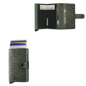 Miniwallet Hexagon Green