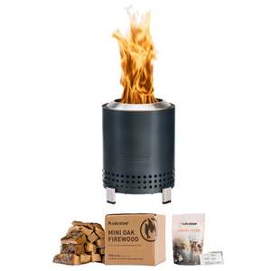 Mesa Tabletop Pit + Wood Fuel Pellets + Starter Pack Gunmetal