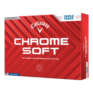 Callaway Chrome Soft Triple Track Golf Balls White