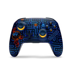 PowerA Enhanced Wireless Controller for Nintendo Switch with Lumectra â PAC-MAN Neon Arcade - PAC-MAN⢠Neon Arcade