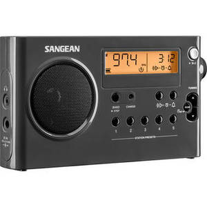 Sangean SG-106 Compact AM/FM Digital Radio (Gray/B