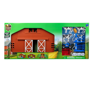 Country Life Extra Large Barn Dairy w/ 1:18 Cattle & Vehicle