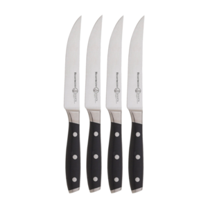 Messermeister Avanta 4-Piece Fine Edge Steak Knife Set Black POM
