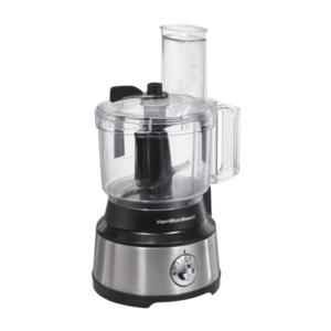 Hamilton Beach 10-Cup Food Processor with Bowl Scraper Black/Stainless