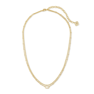 Kendra Scott Emilie Gold Multi Strand Necklace in Iridescent Drury