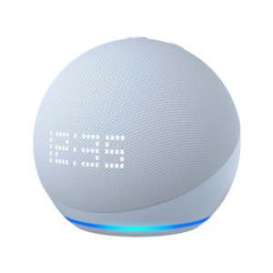 Amazon Echo Dot with Clock - 5th Generation Cloud Blue