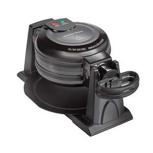 Rotating Double Belgian Waffle Maker