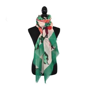 Hope Large Floral Pareo Cotton Scarf