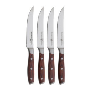 Messermeister Avanta 4-Piece Fine Edge Steak Knife Set Pakkawood