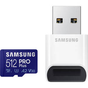 Samsung 512GB PRO Plus UHS-I microSDXC Memory Card